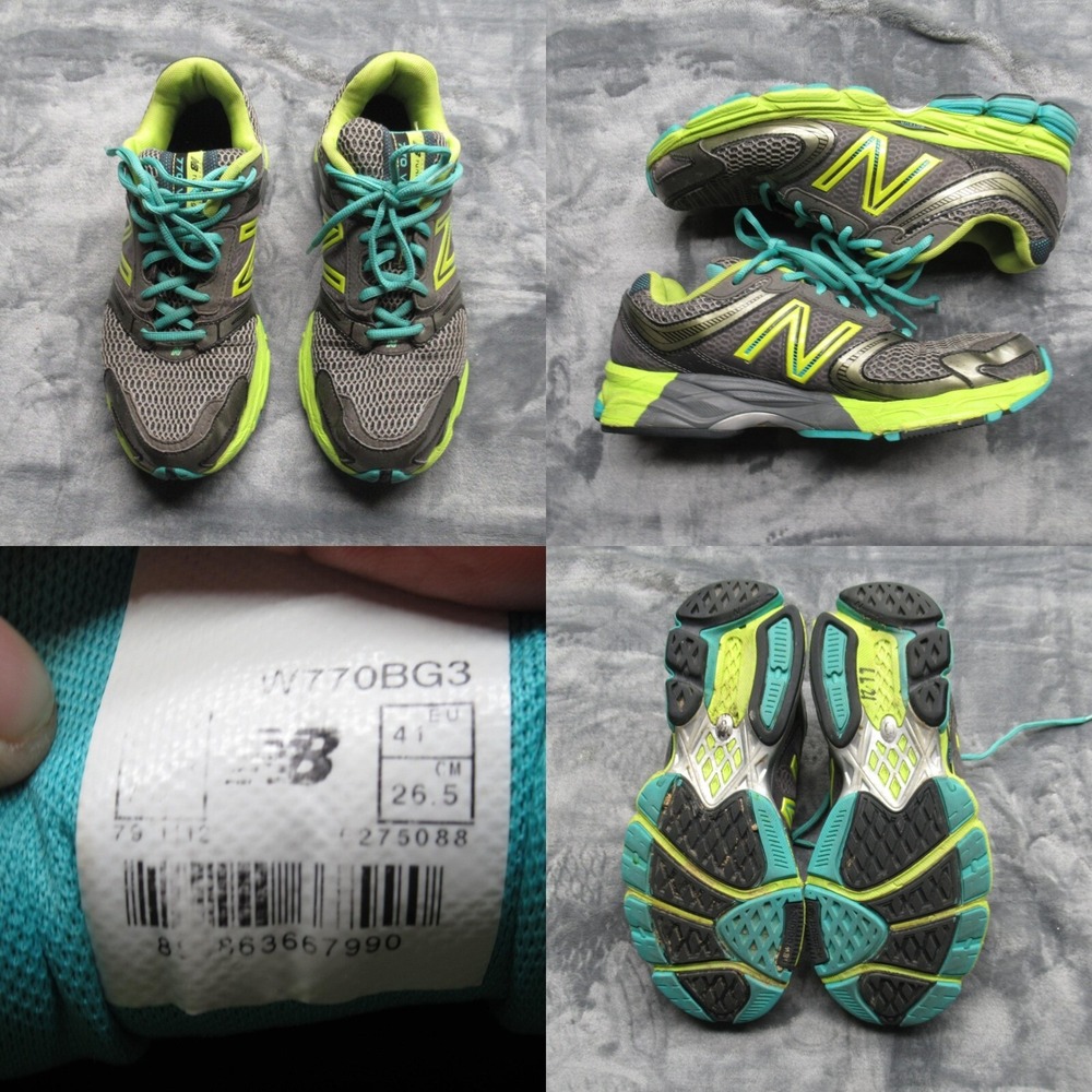 New Balance Running Shoes Women 9.5 Gray 770 V3 Cushioned Hiking Made In USA